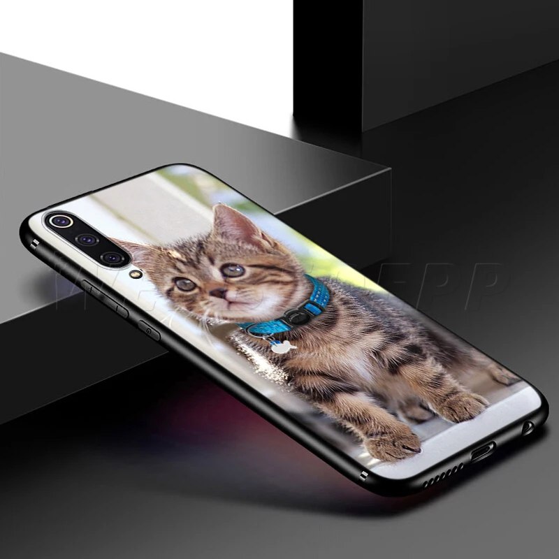 Webbedepp смешного котенка кота чехол для samsung Galaxy S7 S8 S9 S10 Edge Plus Note 10 8 9 A10 A20 A30 A40 A50 A60 A70