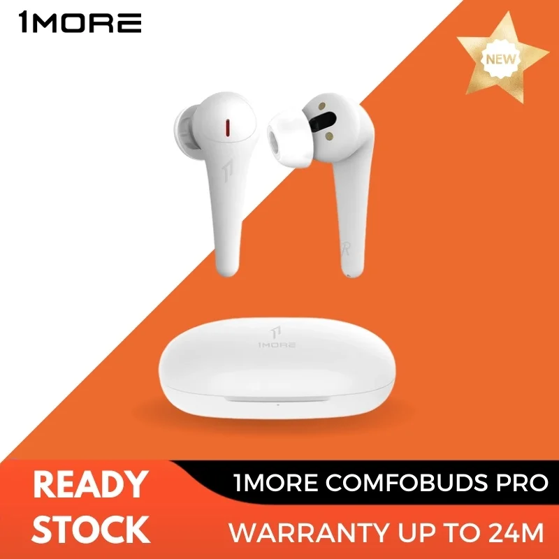 1MORE Comfobuds Pro ANC наушники вкладыши TWS с носа шумоподавления QuietMax Bluetooth 5,0 наушники 13,4 мм драйвер бас AAC игровые наушники