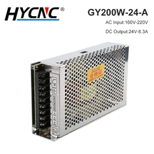 

Switching Power Supply GY200W-24-A Engraving Machine Drive Switch 24V AC 160V-220V DC 24V 8.3A Power Adapter