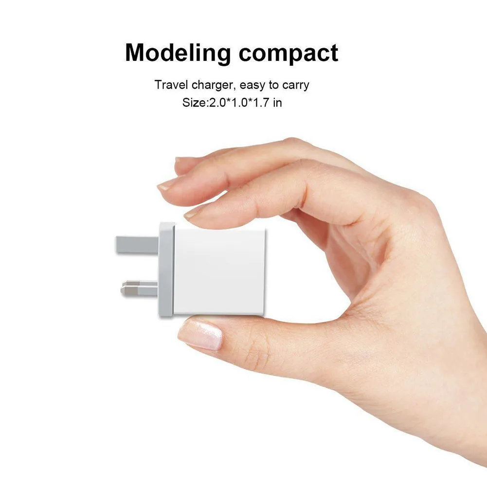 QC 3,0 настенное зарядное устройство Быстрая зарядка 3 порта USB адаптер питания США/ЕС/Великобритания вилка для продажи