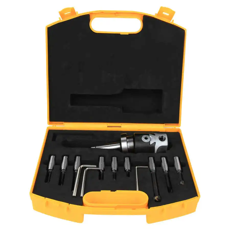 C20-F1-12-9PCS Boring Cutter Set Carbon Steel CNC Milling Tool Kits with Storage Box | Инструменты