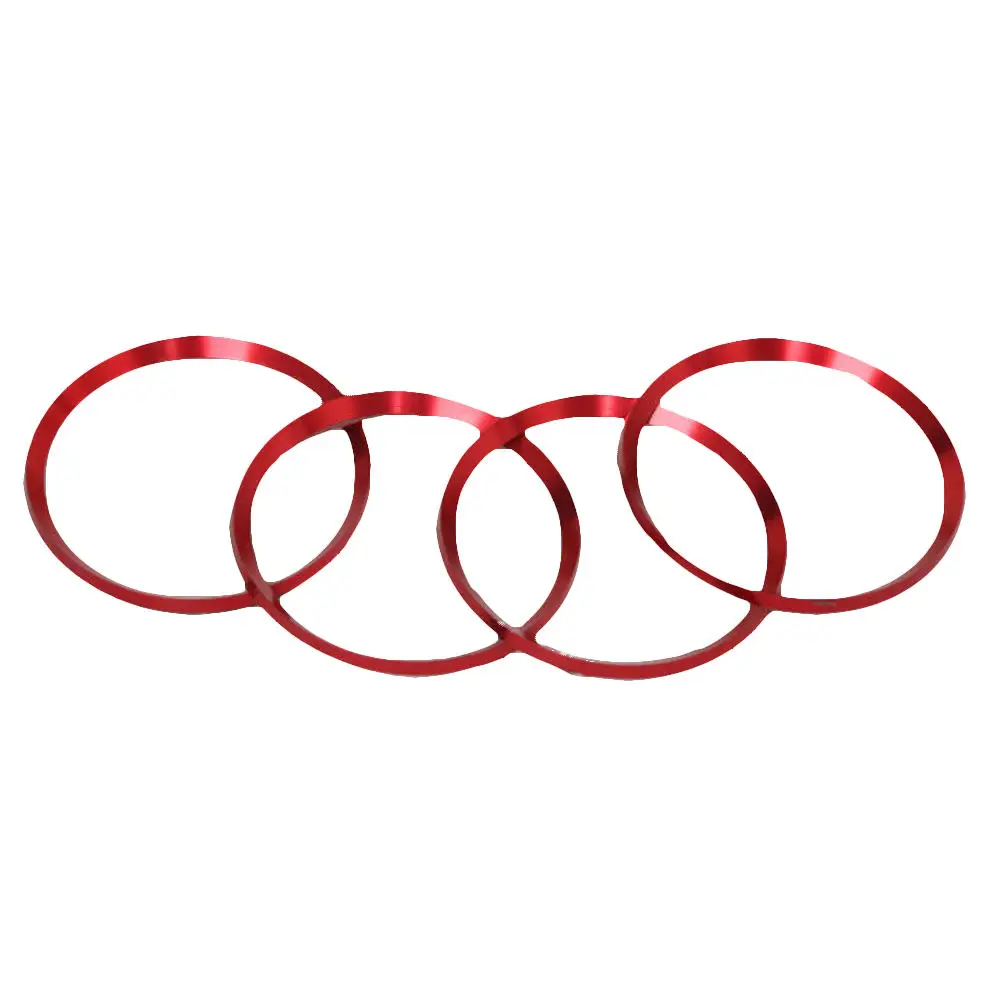 4PCS Red Alloy Wheel Center Hub Ring Decorative Cover Trim For Honda 16-18 Civic | Автомобили и мотоциклы