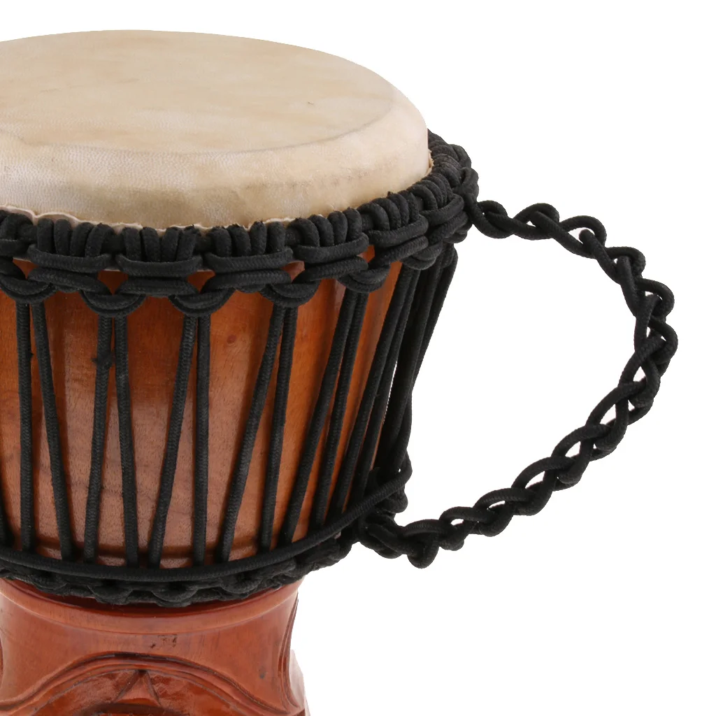 Красное дерево 8 дюймов Djembe Bongo Африканский ручной барабан Ручной Ударный инструмент