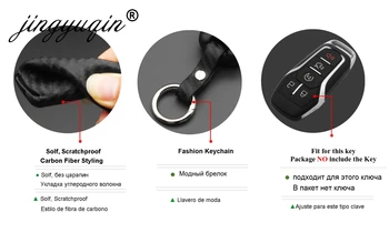 Keyforkess Cover per chiave automatica in Silicone morbido in fibra di carbonio per Ford Lincoln Escape Explorer Flex Flex Taurus Fusion Car Styling - Jingyuqin Cover per chiave automatica in Silicone morbido in fibra di carbonio per Ford Lincoln