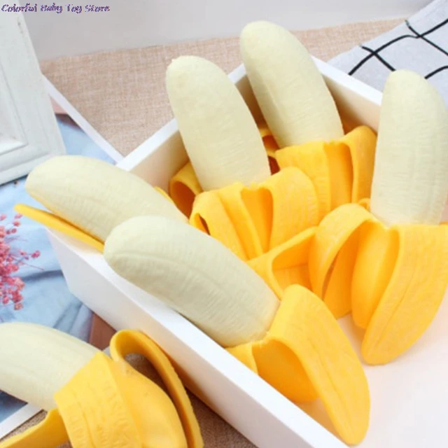 Banana Toys Squeeze Antistress Novelty Toy Stress Relief Venting Joking Decompression Funny Toys 3
