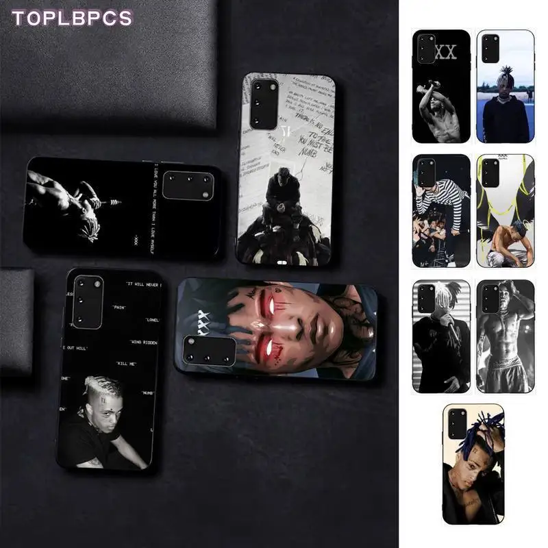 TOPLBPCS Rap Singer Xxxtentacion черный чехол для телефона Samsung S6 S10 5G S7 EDGE S8 S9 S20 PLUS S10Lite|Бамперы| |