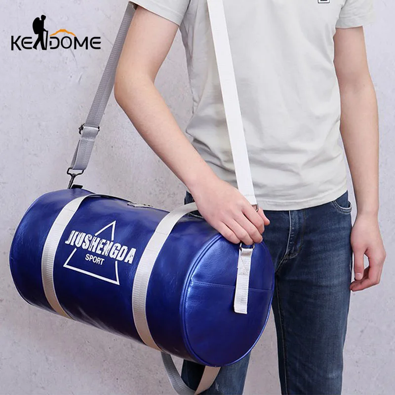 

PU Leather Gym Shoulder Bag Men Women Sport Multifunction Fitness Travel Handbag Sac De Sporttas Gymtas Deportivo Mujer XA243D