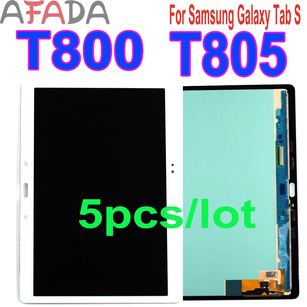 5 шт./лот 10 &quotЖК-дисплей для Samsung Galaxy Tab S SM-T800 SM-T805 T800 T805 ЖК-дисплей сенсорный экран
