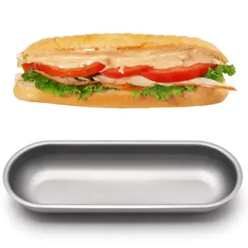 

Loaf Pan French Bread Baking Mold Bread Oval Baking Tray Practical Cake Baguette Mold Pans Baking Supplies