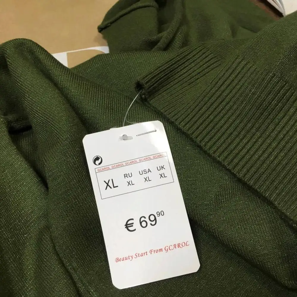 GCAROL, новинка, женский свитер из 30% шерсти, водолазка, Осень-зима, джемпер, вязаный, базовый пуловер, Одноцветный, OL, Женский вязаный Топ