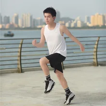 Zenph, жилет для бега, быстросохнущий, без рукавов, тонкий жилет, дышащий, для фитнеса, безрукавка, черный и белый цвета, S-XXL, спортивный жилет, майка