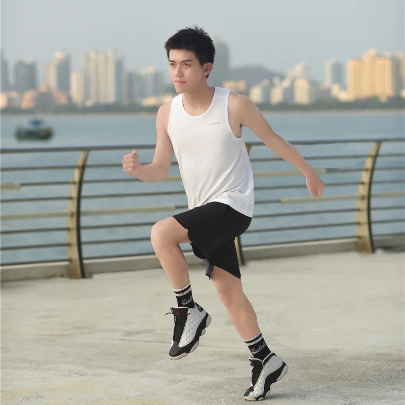 

Zenph New Running Vest Sleeveless O-neck Quick Dry GYM Vest Sunscreen Breathable Fitness Tank Tops