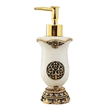 

Classic Retro Royal Handmade Lotion Dispenser Resin Bath Room Accessory Soap Dispenser for Kitchen Bathroom 180Ml