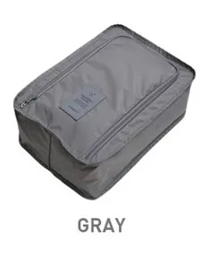 Удобная дорожная сумка для хранения нейлоновая 6 цветов Портативная сумка-Органайзер многофункциональная для обуви сортировочная сумка WJ102810 - Цвет: gray