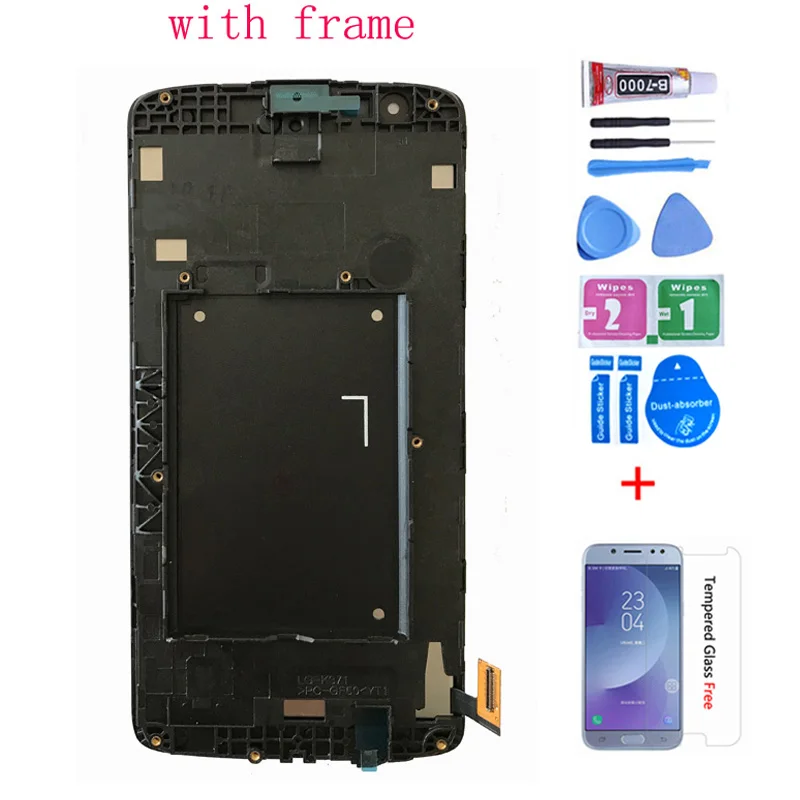 HONGYU Smartphone Spare Parts LCD Frame Without Glue for iPad 2 Black Color : White Repair Parts