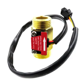 

Water flow sensor G1/2 Hall flow meter pulse flow sensor with all copper housing