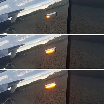 

For Opel Astra H MK5 Insignia Zafira Corsa D MK4 Meriva Adam Led Dynamic Turn Signal Light Side Fender Marker Sequential Blinker