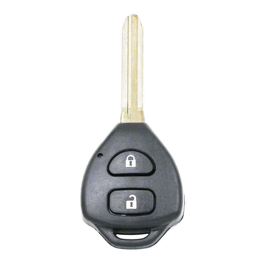 2 кнопки дистанционного ключа автомобиля 433 МГц 4D67 чип для Toyota RAV4 Corolla Европа 2006 2007 2008 2009 2010 TOY43 Uncut Blade