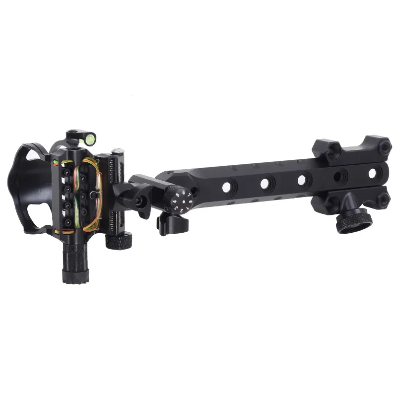 

Sports Compound Bow Sight Accessory Archery 7-Pin 0.019 Micro Adjustable