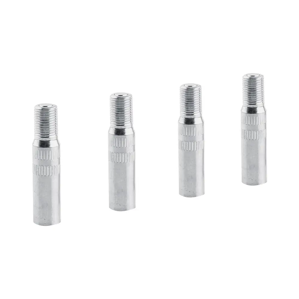 

4 pcs Metal 60 PSI Automotive Screw-On Type Wheel Valve Caps Stem Extensions Extender waterproof for Car Truck Van Caravan
