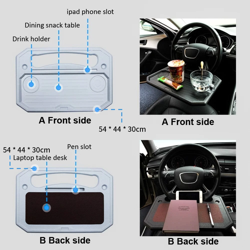 Auto Lenkrad Schreibtisch, Multifunktionaler Tragbare Lenkrad