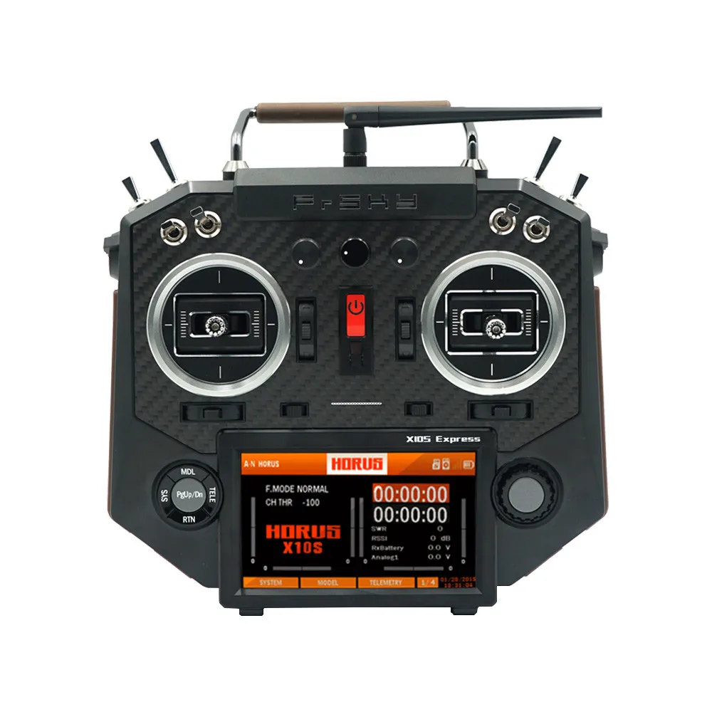 X10S Carbon mode 2 Передатчик FrSky Horus X10 X10S Express имеет 24 канала с более быстрой скоростью передачи данных и низкой задержкой для RC FPV Racing Drone - Цвет: X10S Carbon mode 2