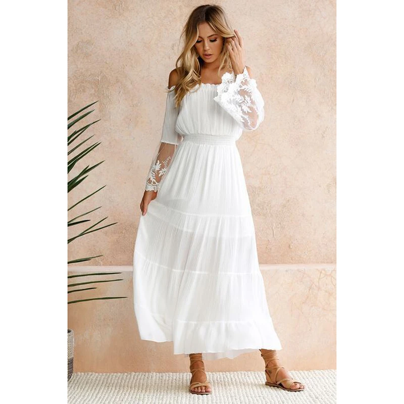 womens white cotton sundress