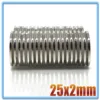 10/20/50/100/500Pcs Neodymium Magnet 25x2  N35 NdFeB Round Super Powerful Strong Permanent Magnetic imanes Disc 25*2 ► Photo 2/6