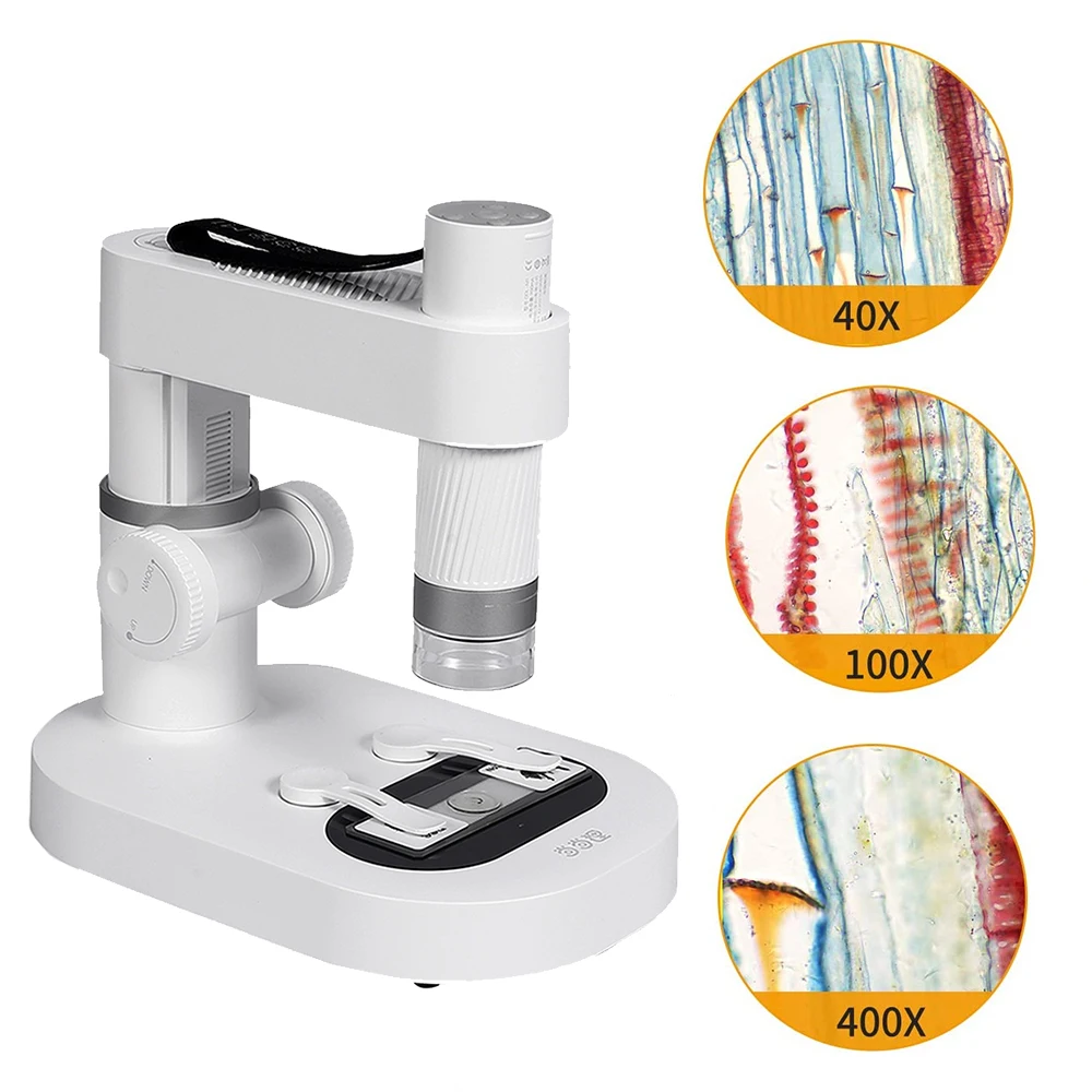 Children Biological 400X WIFI Digital Electronic Portable Microscope Home School Science Educational Toy Gift For Phone PC Ipad