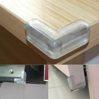 

Baby Safety L Shape Transparent Protector Cover Table Corner Guards Children Protection Furnitures Edge Corner Guards