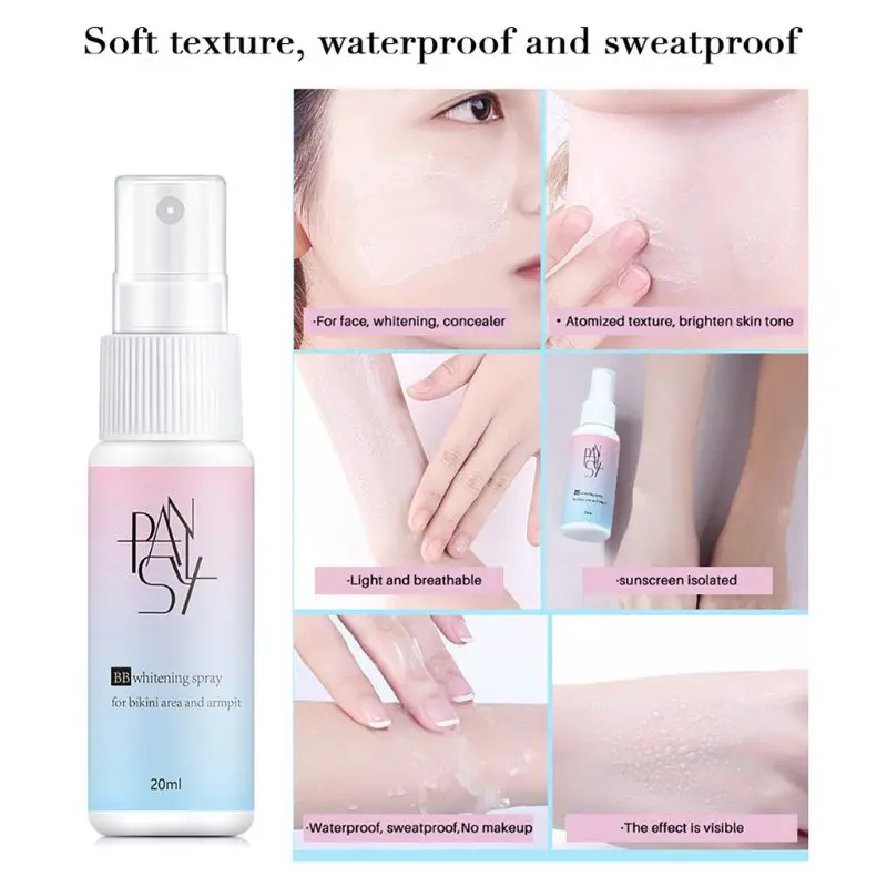 BB Whitening Cream Makeup Concealer Oil Control Waterproof Brighten Skin Tone