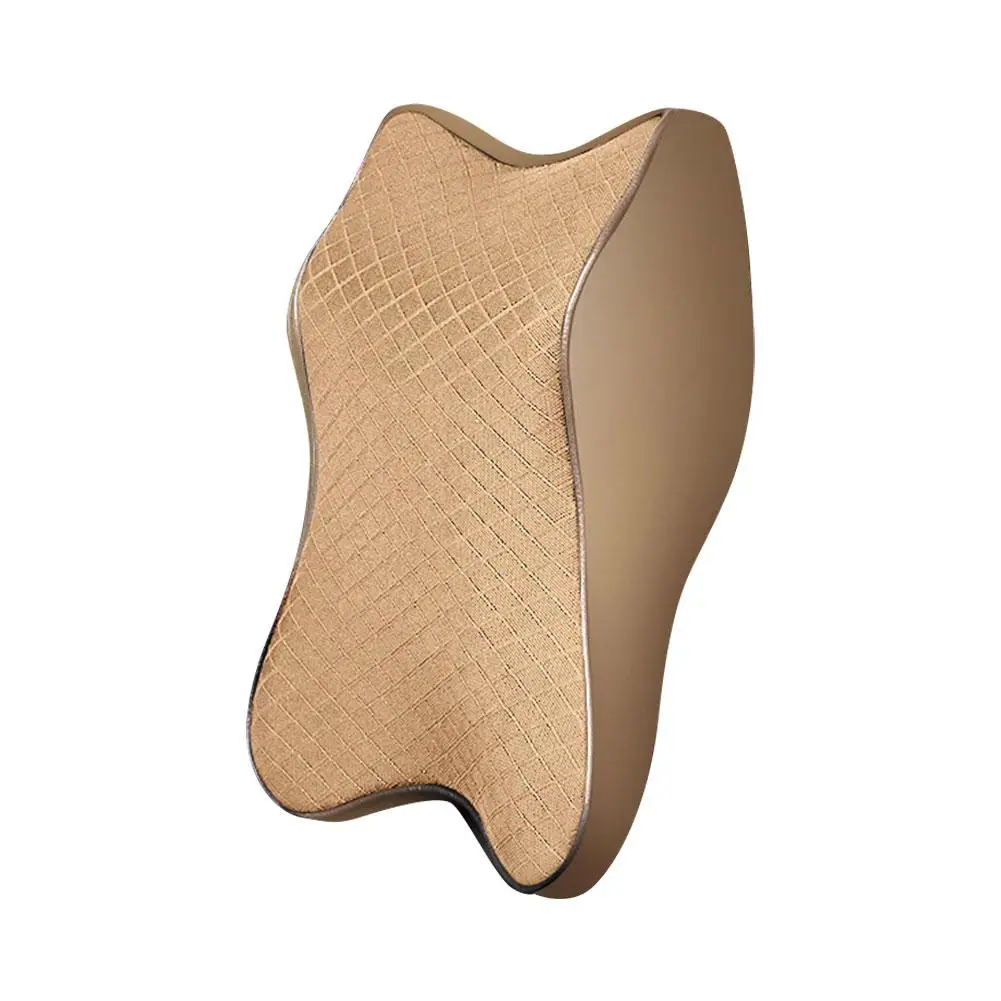 Car Neck Pillow 3D Memory Foam Head Rest Adjustable Auto Headrest Pillow Travel Neck Cushion Support Holder Seat