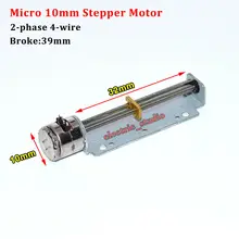 

38mm Stroke Linear Actuator Micro 10mm 2-Phase 4-Wire Stepper Motor Precision Linear Screw Slider Nut DIY XYZ 3D Printer