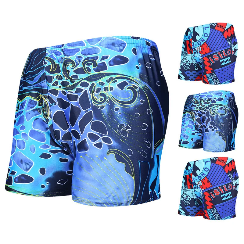 

[300 Wearable] Men's Swimming Trunks Quick-Dry Beach Shorts Adult Boxer Shorts Swimming Trunks Yk202137