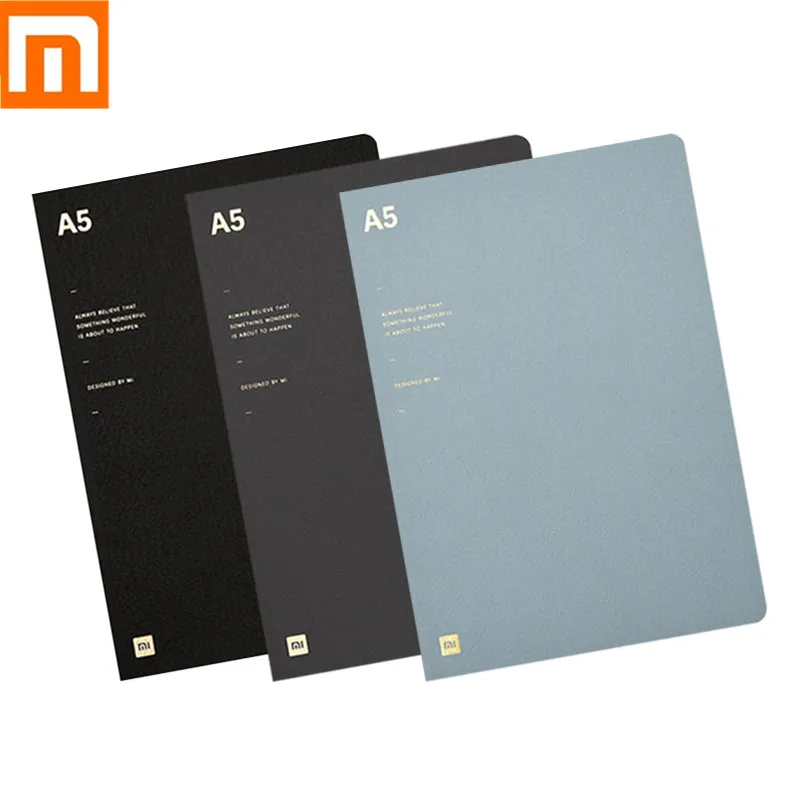 Xiaomi Mijia блокнот дневник три абзаца внутри страницы Daolin бумага А5 Страницы гладкие