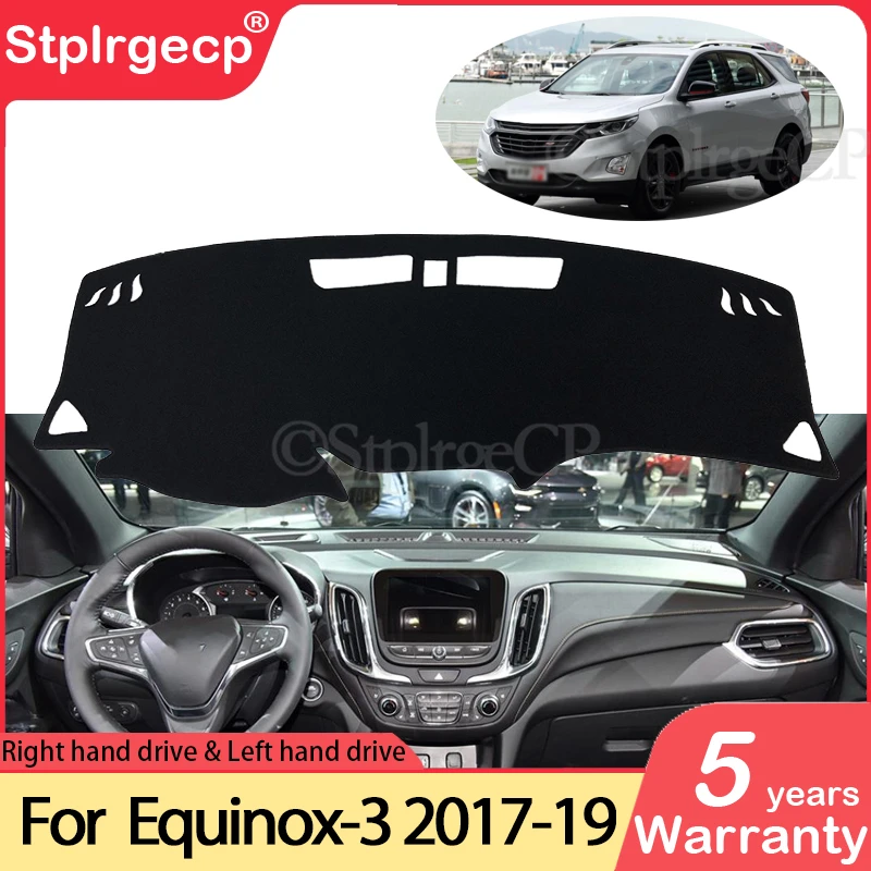 

Противоскользящий коврик Holden Для Chevrolet Equinox 3, 2017, 2018, 2019, MK3 3-го поколения, накладка на приборную панель, Солнцезащитный коврик, аксессуары для приборной панели