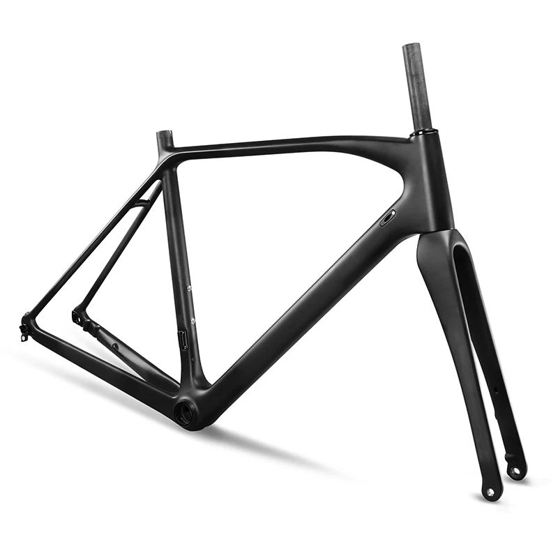 Плоская оправа велосипеда Cyclocross из углеродного волокна дисковый тормоз легкий