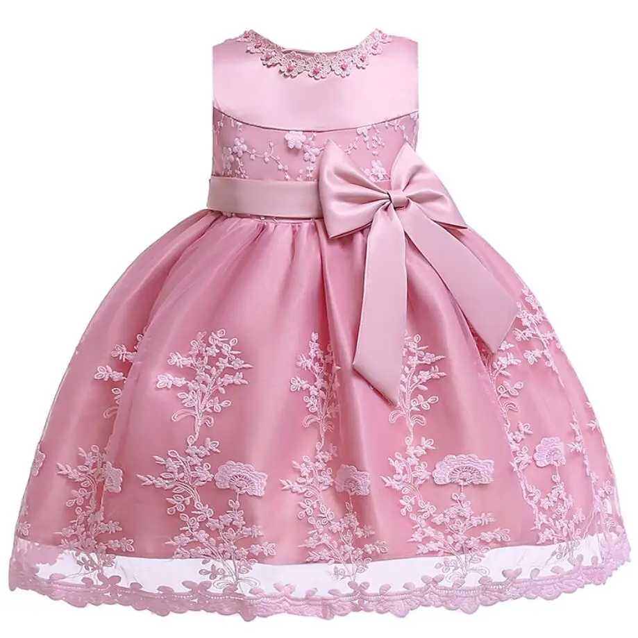 Vestido/ летнее платье для новорожденных девочек 6 месяцев, 12 месяцев, 18 месяцев, 24 месяца, платья для дня рождения, кружевные вечерние платья принцессы