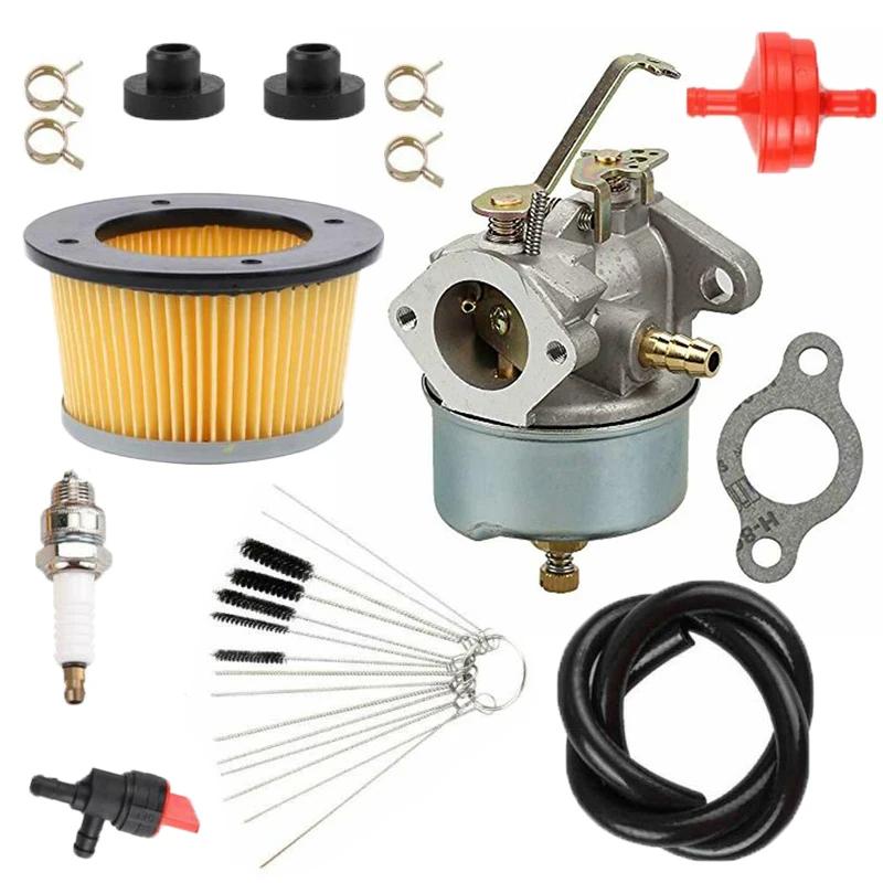 

Carburetor Full Kit for Tecumseh h30 h50 h60 hh70 5hp 6hp 631828 632076 Engine wet dry air fuel filter