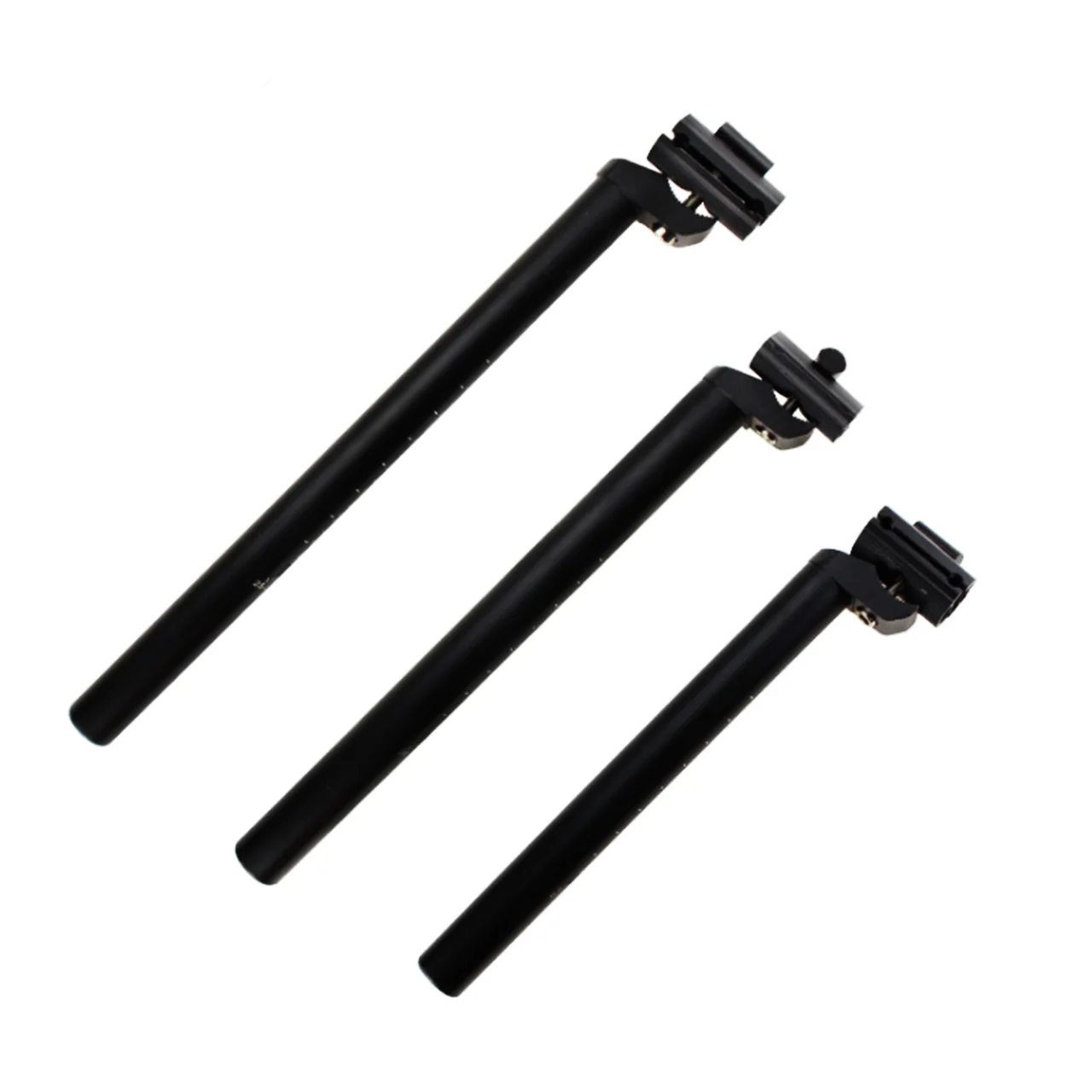 25.4x350mm Vélo Tige Selle Aluminium Alliage Selle Tube Argenté