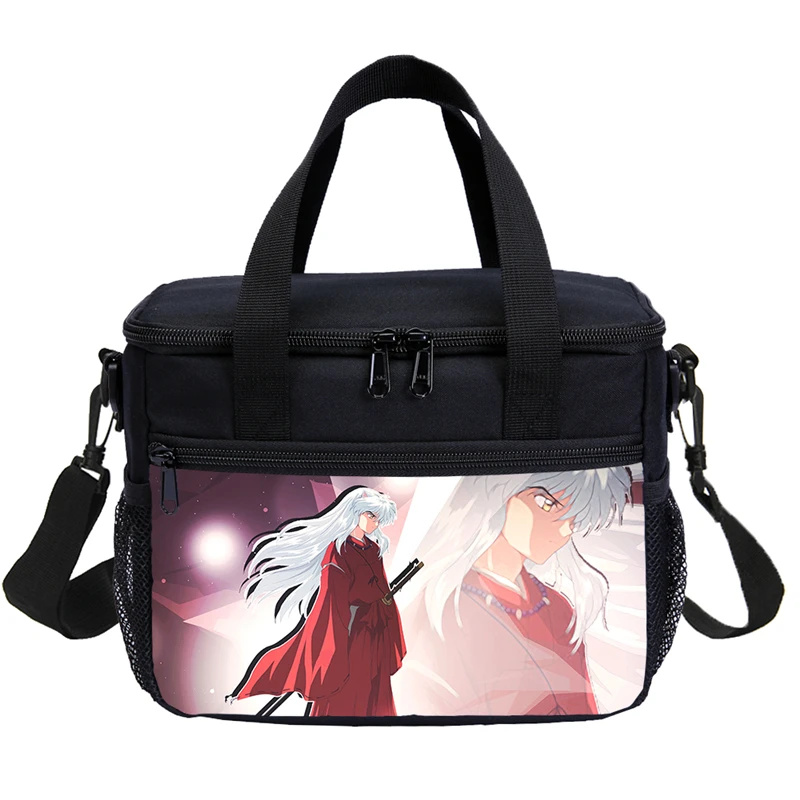 Малый мешок обеда для мальчиков девочек мода мультфильм аниме Inuyasha 3D печать мешок льда Термоизолированный ланчбокс для пикника Sac основной - Цвет: DODIB4076310-S345