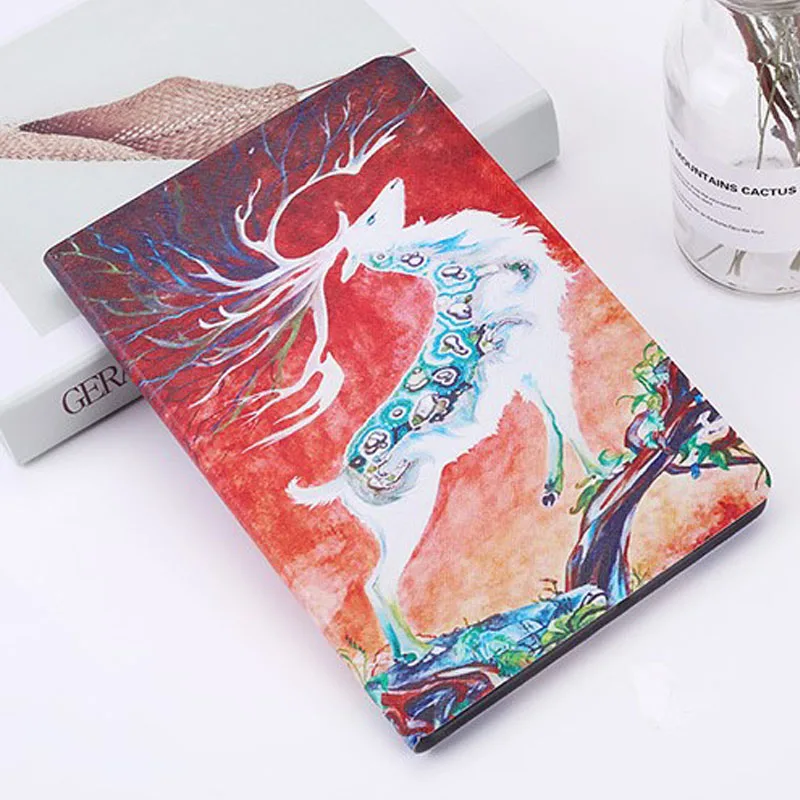 

For Ipad 2 3 4 Case Silicone Soft Back Cartoon Tablet Cover Auto Wake Up/Sleep Stand Smart PU Leather Cover For Ipad 4 2 3 Case