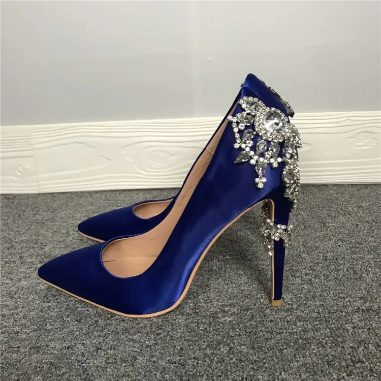 blue heels size 5