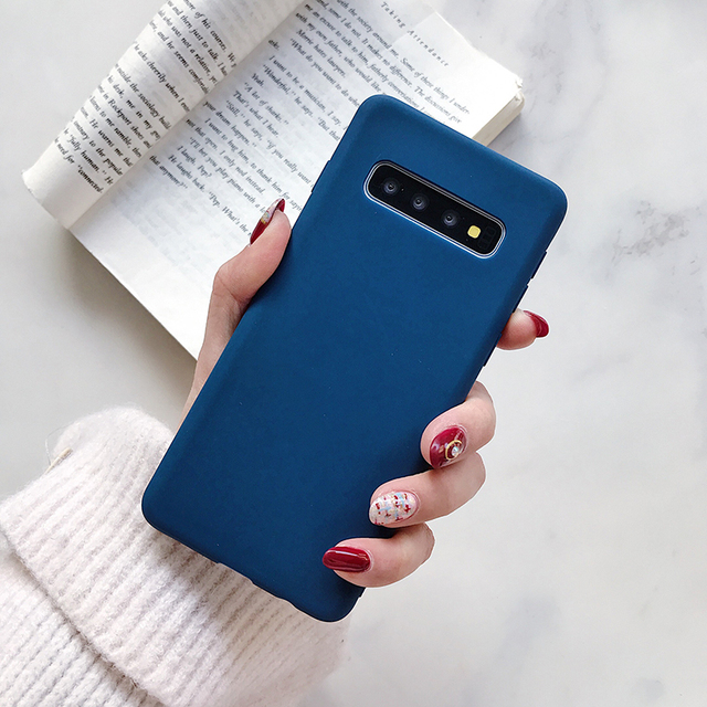Color Silicone Phone Case For Huawei P40 Lite P30 P20 Pro Mate 20 30 Pro P Smart 2020 Case Cover Matte Soft TPU Back Coque