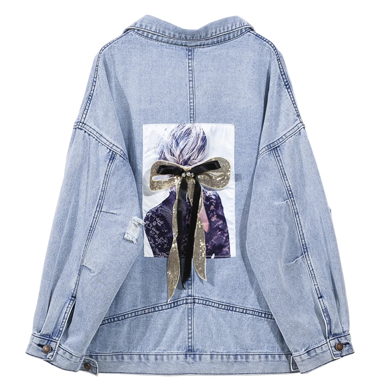 jean jacket cape