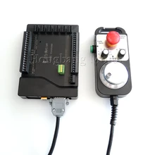 Alta qualidade mach3 usb cnc 4/6 eixo deslizante cartão controlador do motor de movimento suave usb breakout board 24v + cnc 6 eixos mpg volante