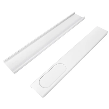 

2Pcs Durable Adjustable 1M Air Conditioner Window Slide Plate Exhaust Hose Tube Connector Kit for Air Conditioner