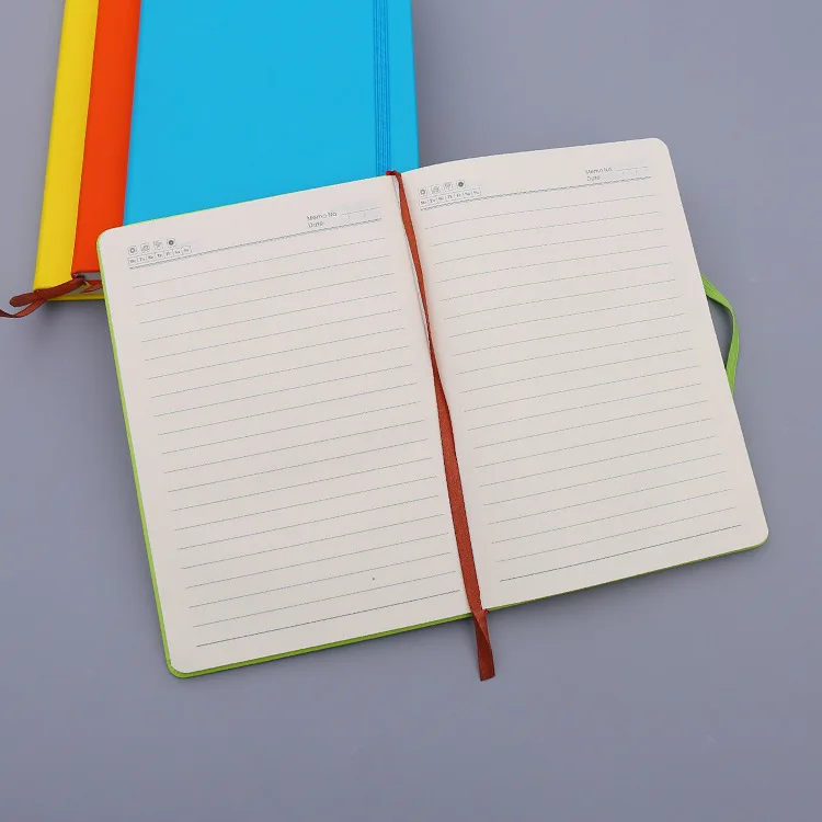 

Office supplies business notebook custom creative PU leather notebook custom logo color a5 student diary