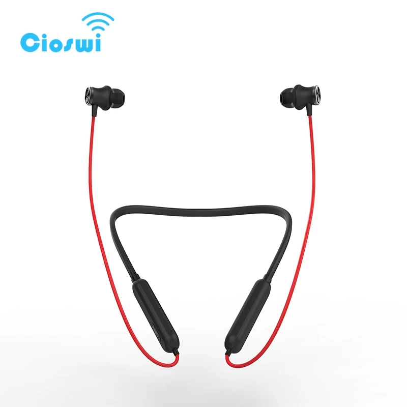 

Cioswi Wireless Headphones Waterproof Sport Bluetooth Earphones HiFi Sound Gaming Headset Long Standby Eurbuds Fast Charge