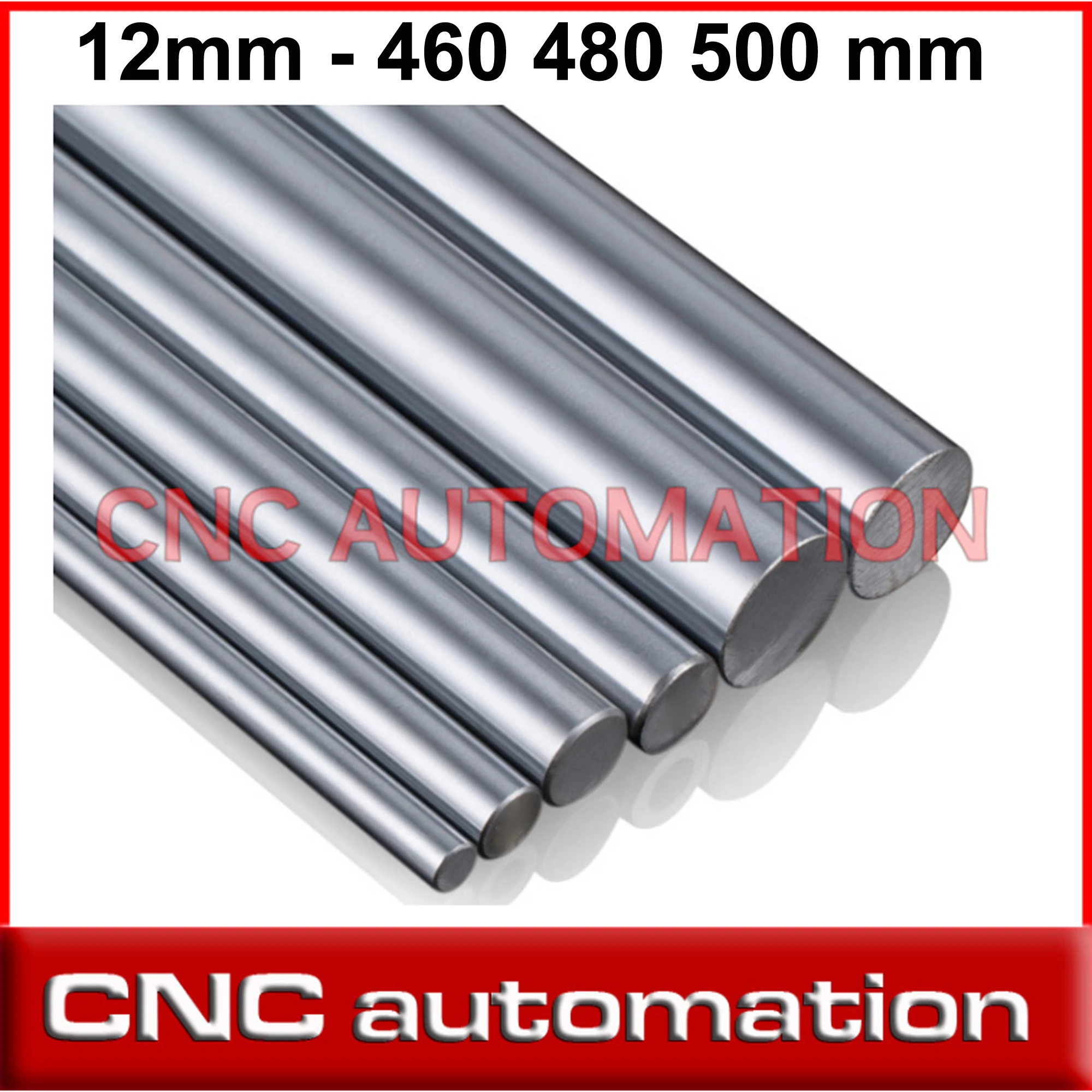2pcs Axis 12mm 460 480 500 3d Printer Rod Shaft Wcs Linear Chrome Plated Guide Rail Round Cnc Shafts Aliexpress